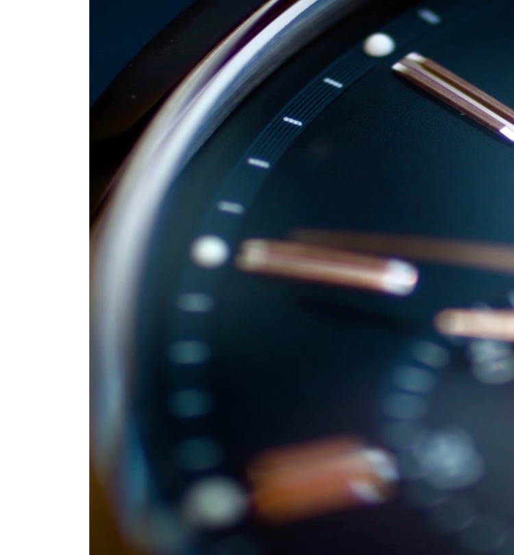 Luxury watch close up